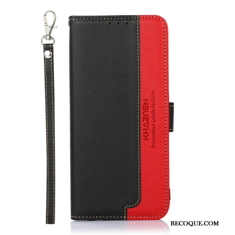 Kotelot iPhone 17 Pro Khazneh Kaksivärinen Rfid-lompakko