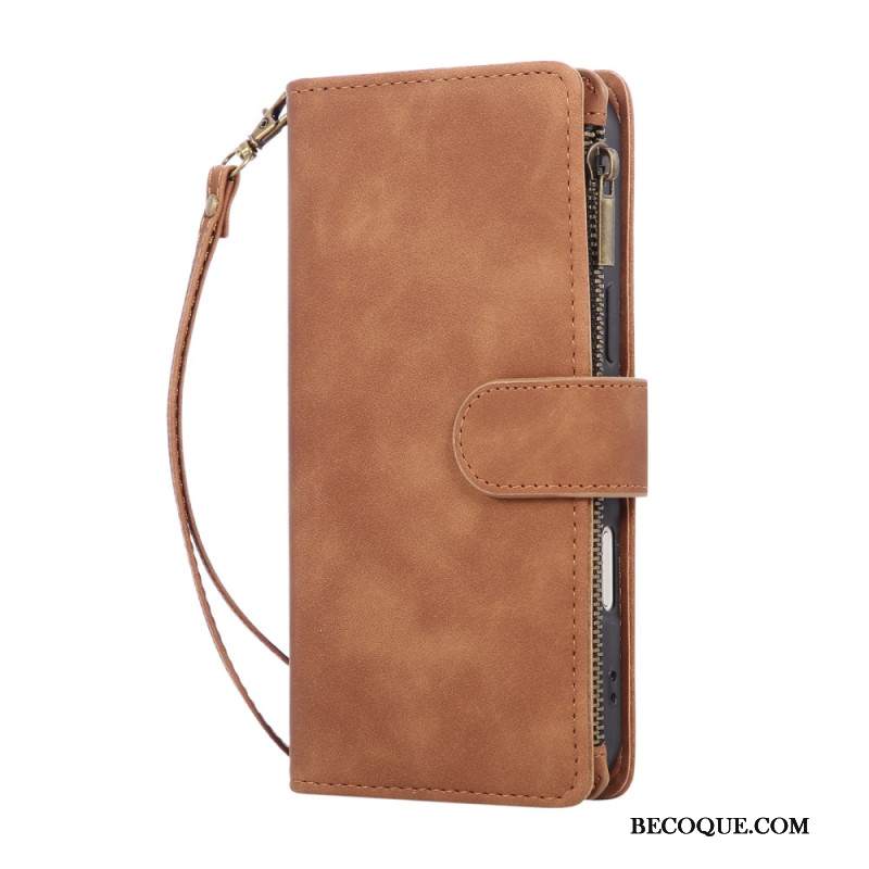 Kotelot iPhone 17 Pro Max Mokkanahkamainen Lompakko Suojakuori