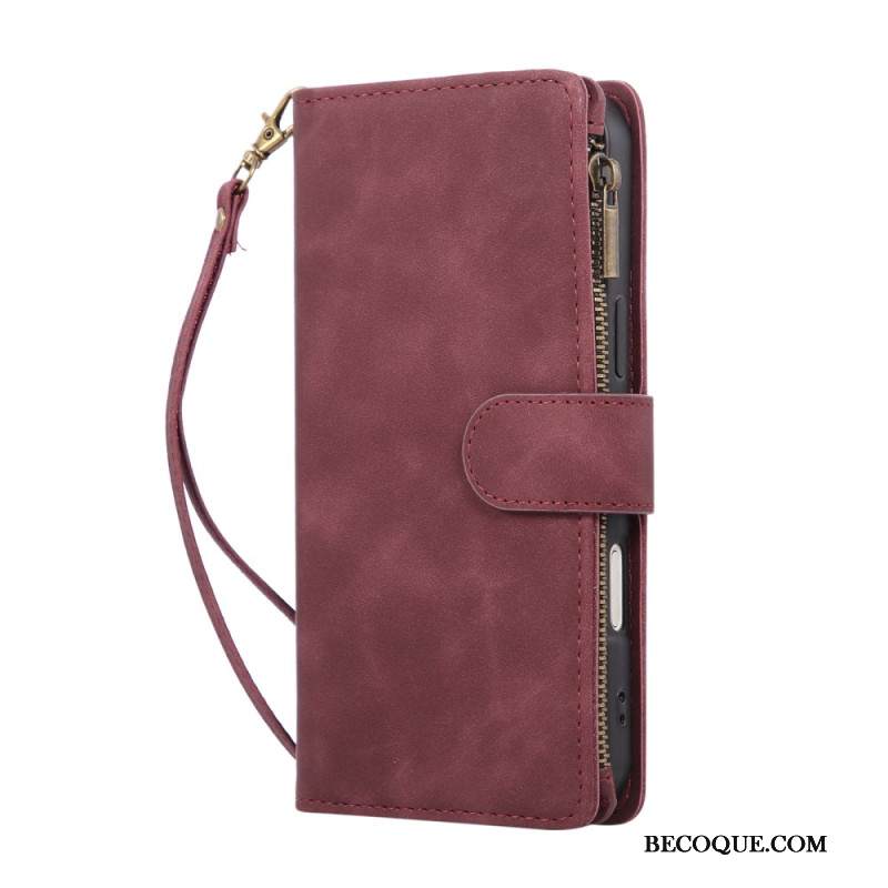 Kotelot iPhone 17 Pro Max Mokkanahkamainen Lompakko Suojakuori