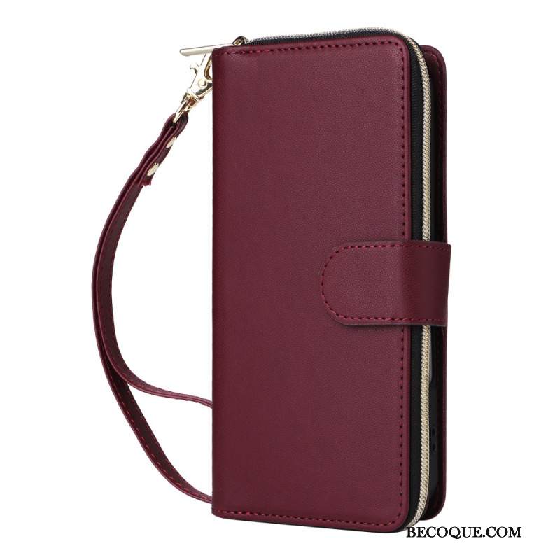 Kotelot iPhone 17 Puhelinkuoret 9 Kortin Lokeron Lompakko Ja Nauha