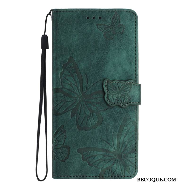 Kuoret Samsung Galaxy S25 5g Edge Mokkanahkainen Perhosefekti