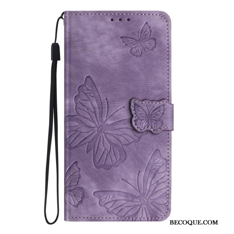 Kuoret Samsung Galaxy S25 5g Edge Mokkanahkainen Perhosefekti