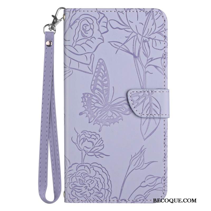 Kuoret Samsung Galaxy S25 5g Edge Perhoskuvio Ja Hihna