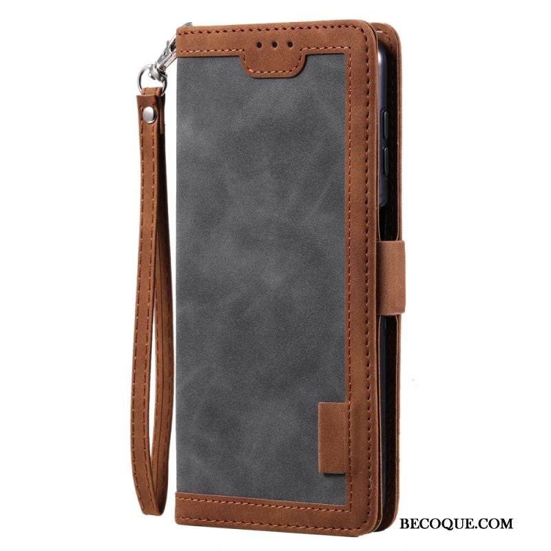 Kuoret Samsung Galaxy S25 5g Rfid-suojattu Mokkanahkaefektilompakko