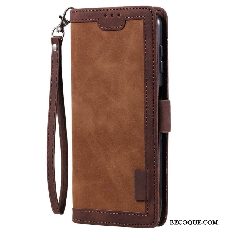 Kuoret Samsung Galaxy S25 5g Rfid-suojattu Mokkanahkaefektilompakko