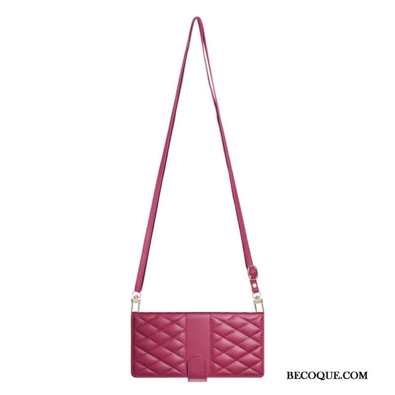 Kuoret Samsung Galaxy S25 Fe Tikattu Lompakko Hihnoilla