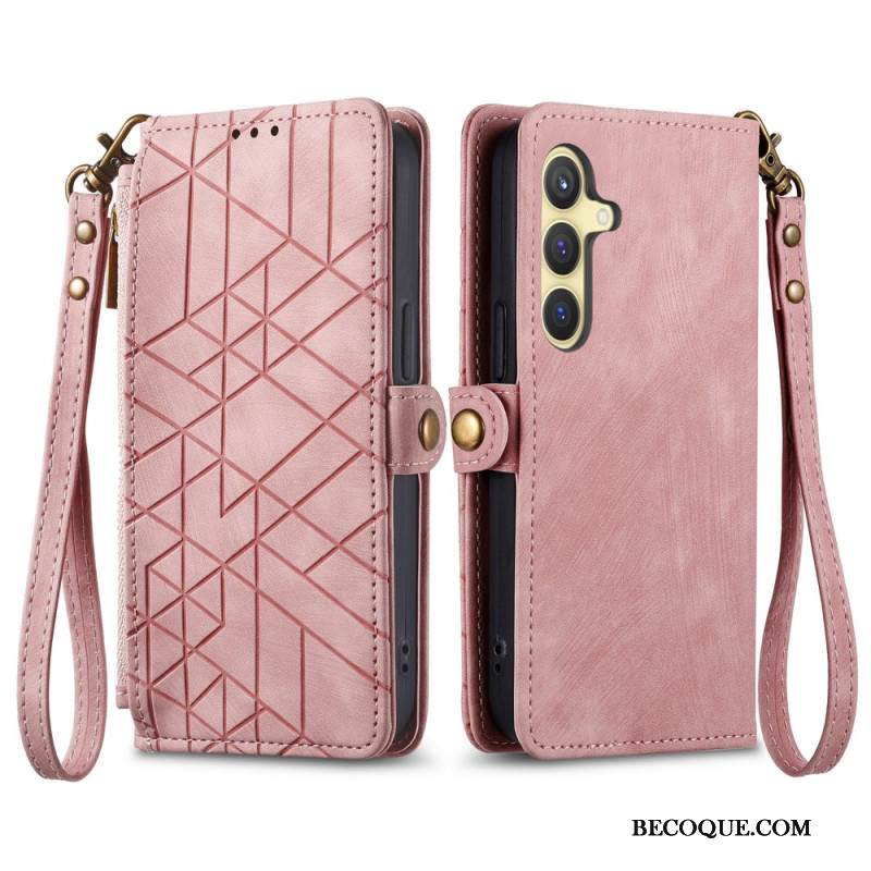 Kuoret Samsung Galaxy S25 Plus 5g Geometrinen Lompakko