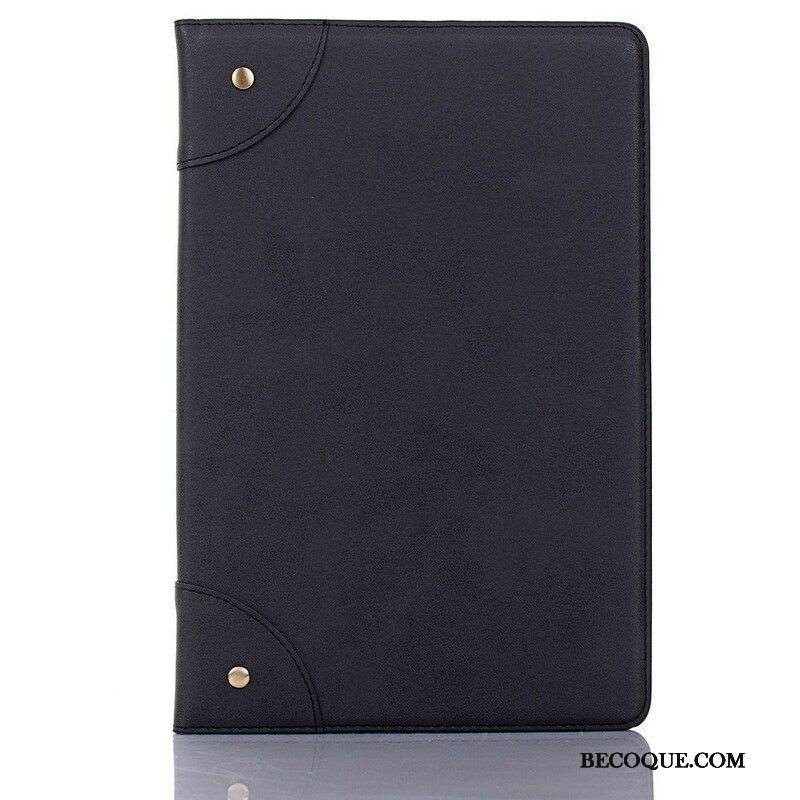 Kuoret Samsung Galaxy Tab A7 Lite Keinonahkaiset Vintage-niitit
