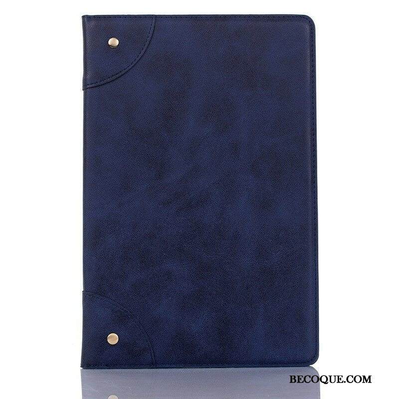 Kuoret Samsung Galaxy Tab A7 Lite Keinonahkaiset Vintage-niitit