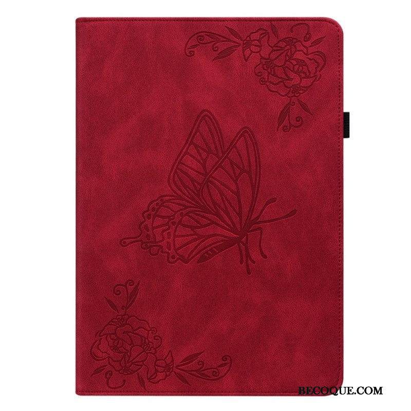 Kuoret Samsung Galaxy Tab A8 (2021) Perhoset Painettu Kuvio