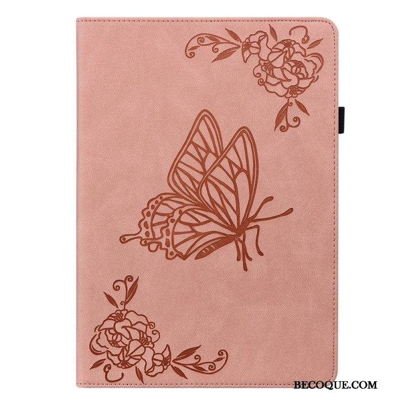 Kuoret Samsung Galaxy Tab A8 (2021) Perhoset Painettu Kuvio