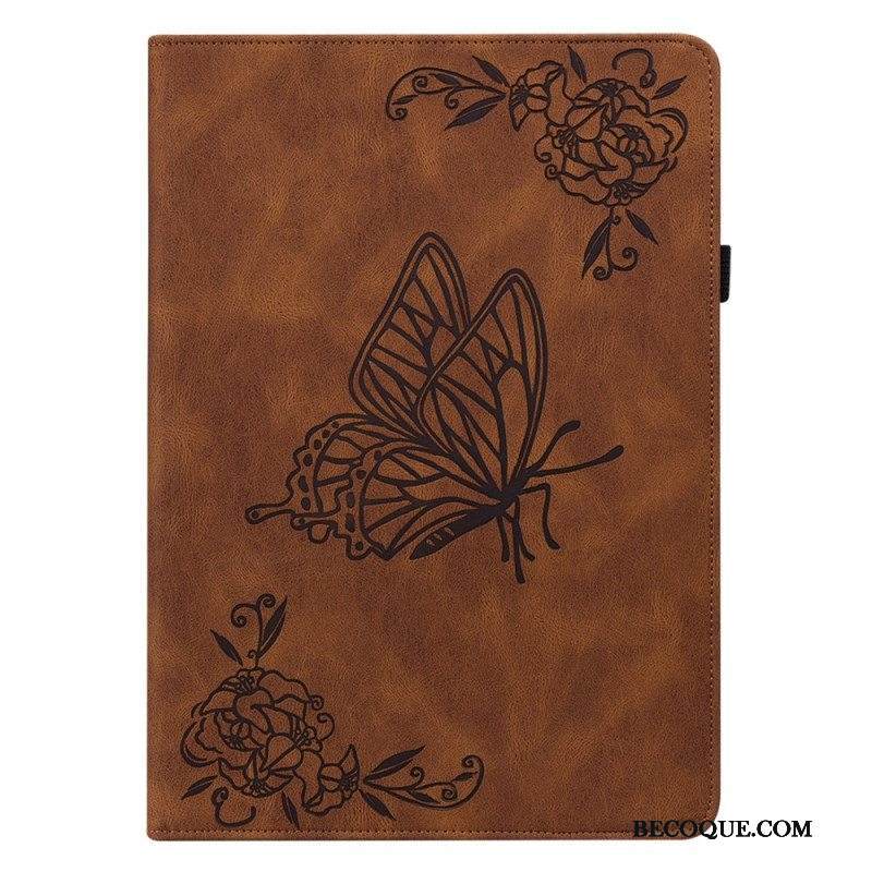 Kuoret Samsung Galaxy Tab A8 (2021) Perhoset Painettu Kuvio