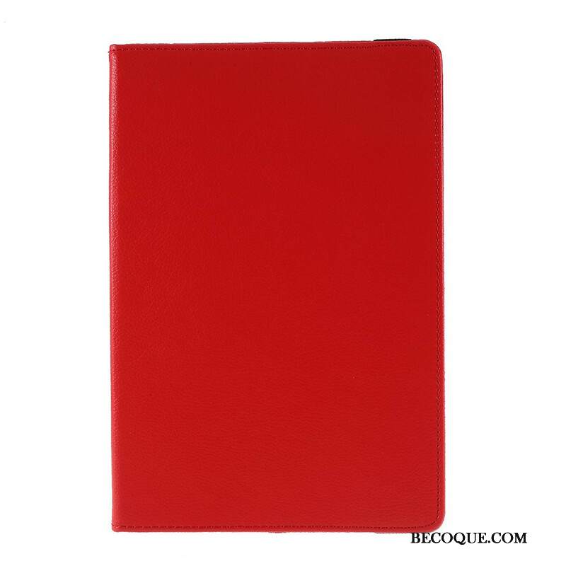 Kuoret Samsung Galaxy Tab S10 Fe Plus Pyörivä Litsikuvioinen Keinonahka