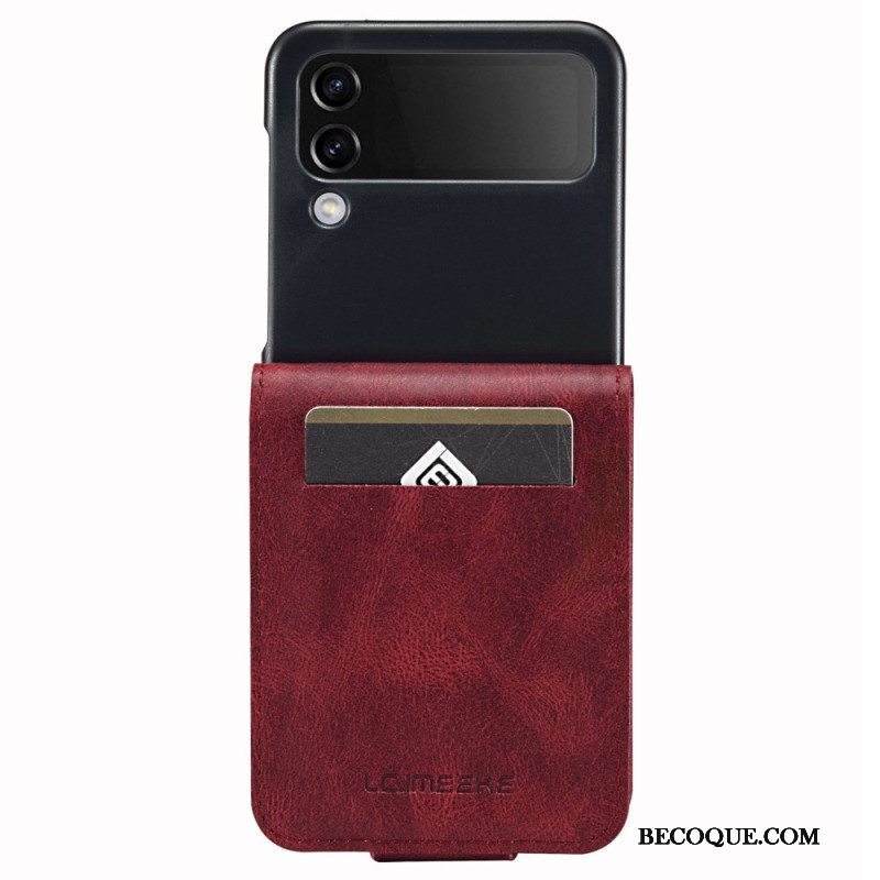 Kuoret Samsung Galaxy Z Flip 4 Kotelot Flip Rfid-kortin Pidike