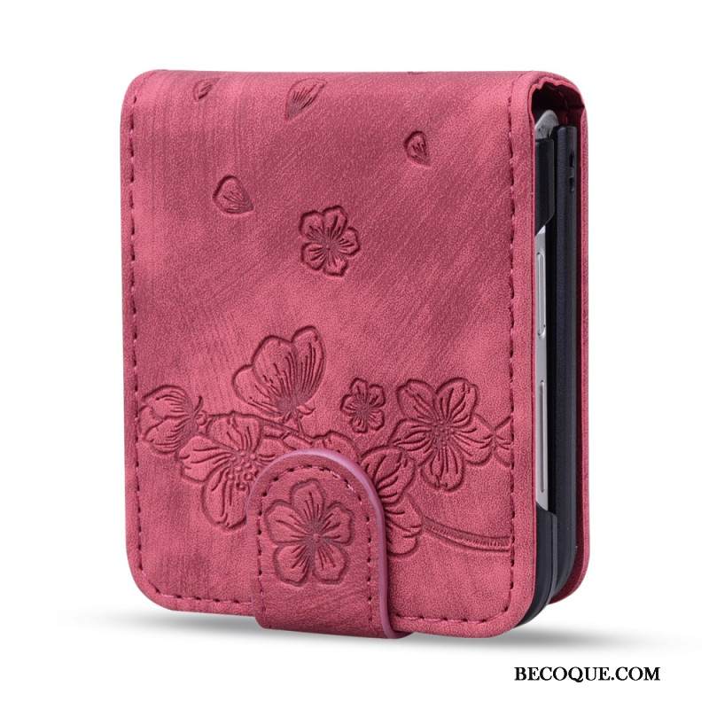 Kuoret Samsung Galaxy Z Flip 7 Fe Kissakuvioinen Korttikotelo