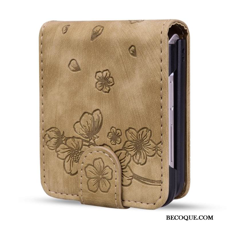 Kuoret Samsung Galaxy Z Flip 7 Fe Kissakuvioinen Korttikotelo