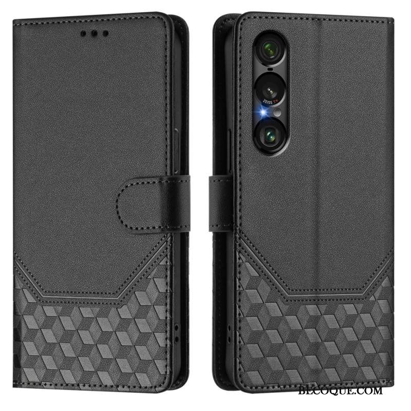 Kuoret Sony Xperia 1 Vii Rfid-suojattu Hunajakennokuvio