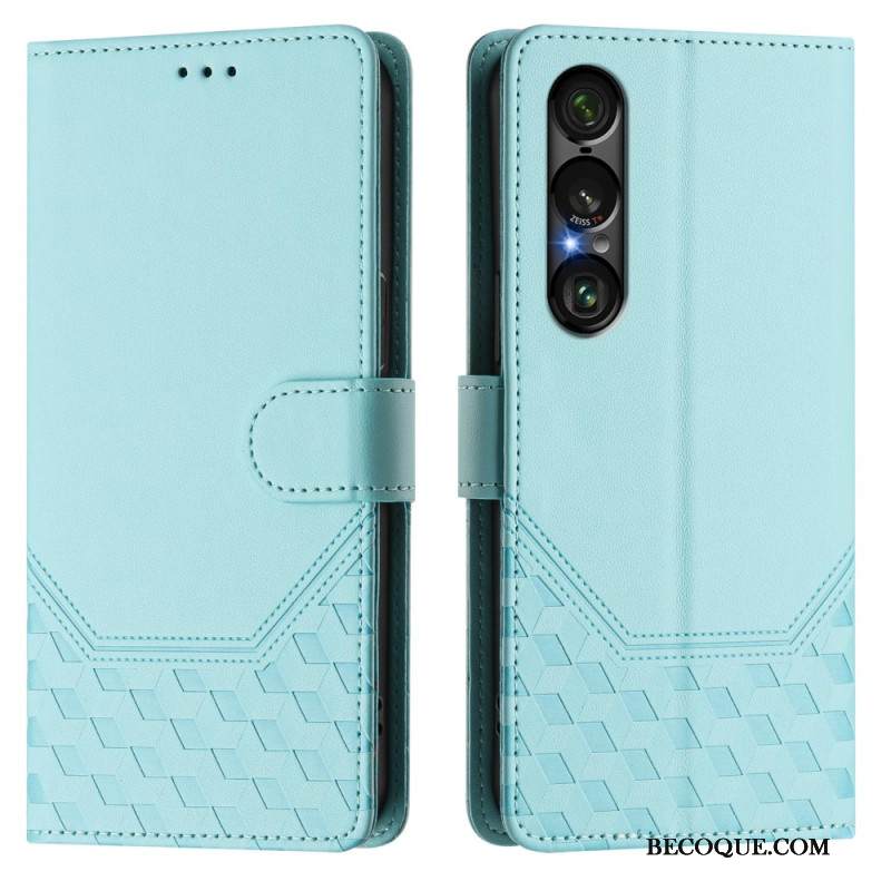 Kuoret Sony Xperia 1 Vii Rfid-suojattu Hunajakennokuvio