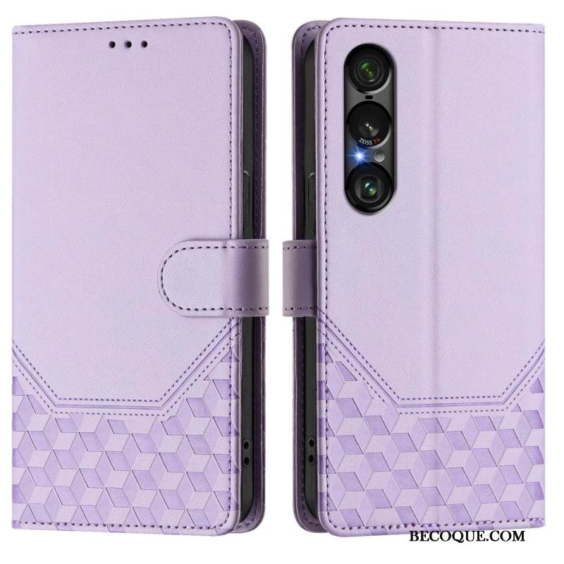 Kuoret Sony Xperia 1 Vii Rfid-suojattu Hunajakennokuvio