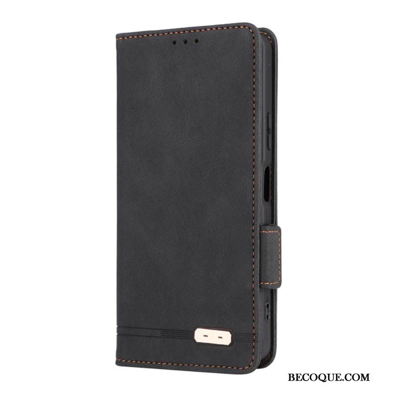 Kuoret Sony Xperia 10 Vii Retro Mokkanahkakuvio