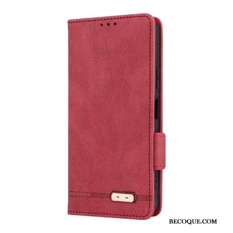 Kuoret Sony Xperia 10 Vii Retro Mokkanahkakuvio