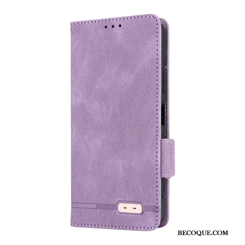 Kuoret Sony Xperia 10 Vii Retro Mokkanahkakuvio