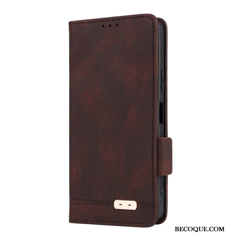 Kuoret Sony Xperia 10 Vii Retro Mokkanahkakuvio