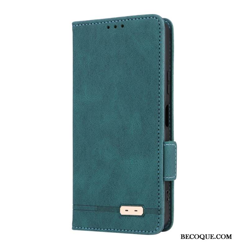 Kuoret Sony Xperia 10 Vii Retro Mokkanahkakuvio