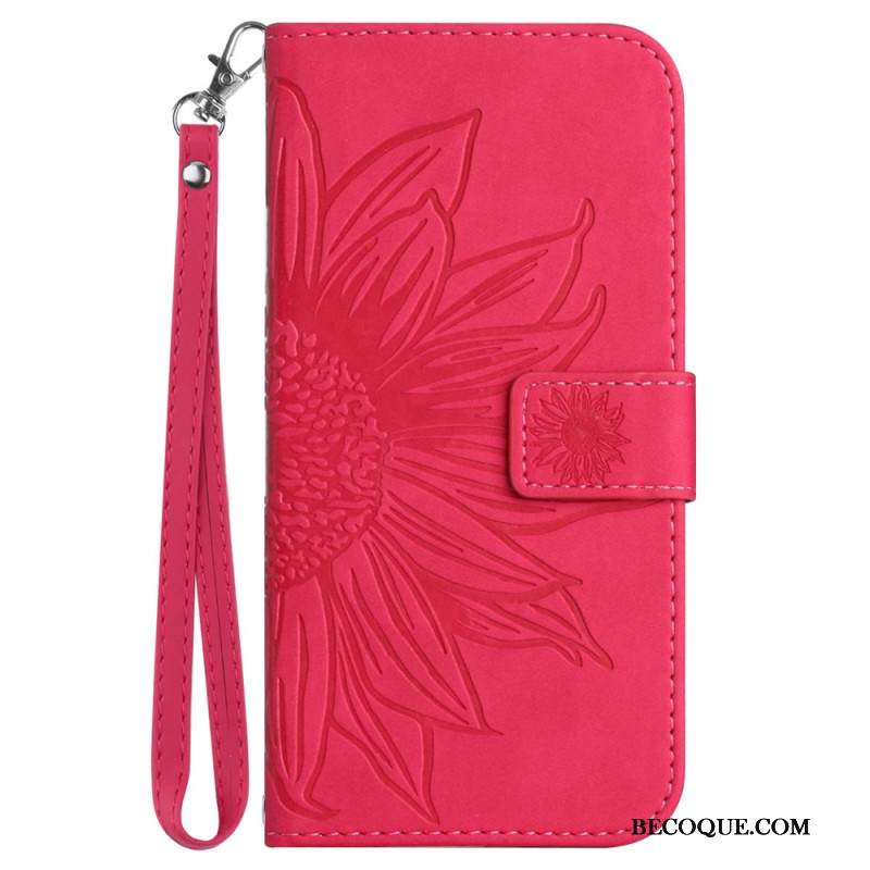 Kuoret Xiaomi Redmi Note 14 4g Auringonkukkakuvio Ja Kaulanauha