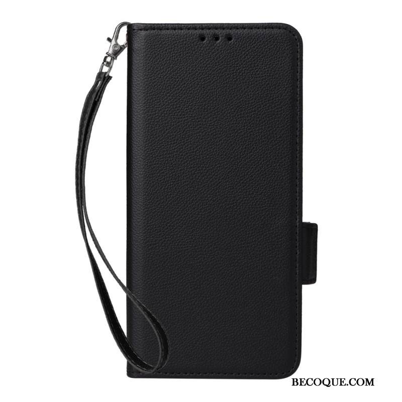 Kuoret Xiaomi Redmi Note 14 5g Litsikuvioinen Tekstuuri Hihnalla