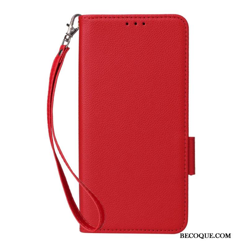 Kuoret Xiaomi Redmi Note 14 5g Litsikuvioinen Tekstuuri Hihnalla