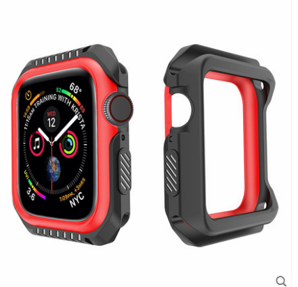 Kuori Apple Watch Series 1 Silikoni Murtumaton Sininen, Kotelo Apple Watch Series 1 Suojaus Kehys