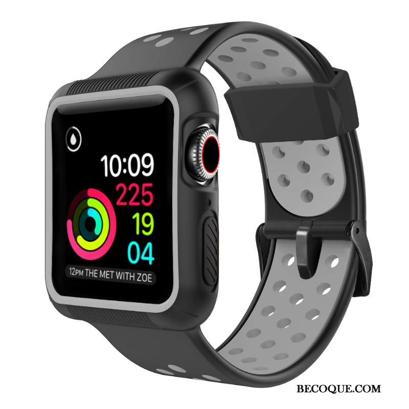 Kuori Apple Watch Series 1 Suojaus Musta Urheilu, Kotelo Apple Watch Series 1 Trendi Murtumaton