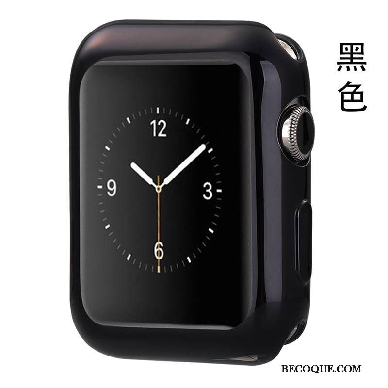 Kuori Apple Watch Series 2 Laukut Musta Pinnoitus, Kotelo Apple Watch Series 2 Suojaus Murtumaton Ohut