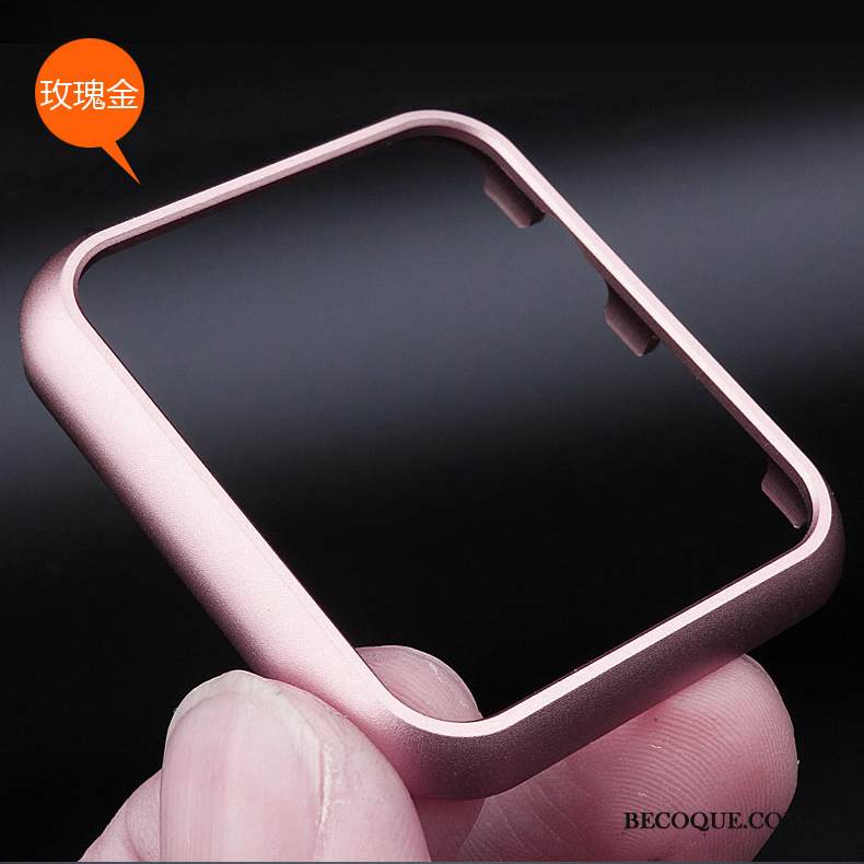 Kuori Apple Watch Series 2 Metalli Musta Lisävarusteet, Kotelo Apple Watch Series 2 Suojaus Kevyt Kehys