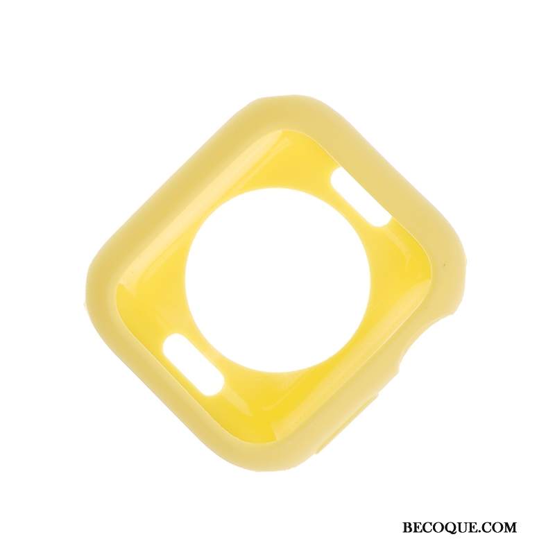 Kuori Apple Watch Series 2 Pehmeä Neste Murtumaton Karamelli, Kotelo Apple Watch Series 2 Silikoni Musta Kiinteä Väri