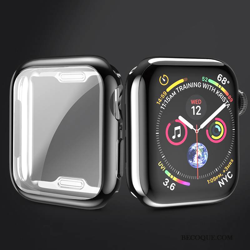 Kuori Apple Watch Series 3 Laukut Kalvo Pinnoitus, Kotelo Apple Watch Series 3 Pehmeä Neste Ultra Hopea