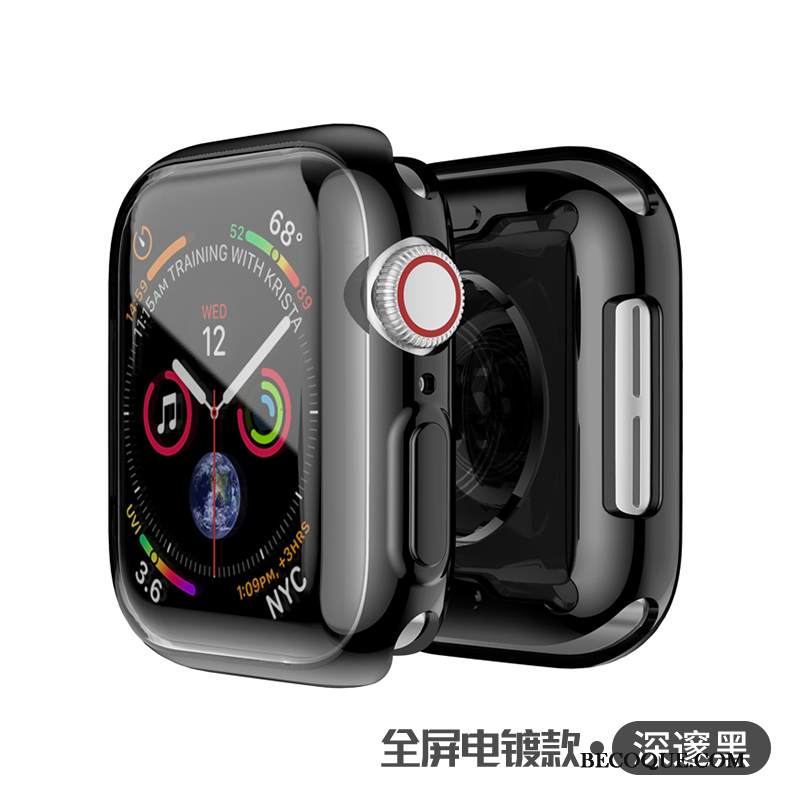 Kuori Apple Watch Series 3 Laukut Pinnoitus Läpinäkyvä, Kotelo Apple Watch Series 3 Metalli Kulta Päivää