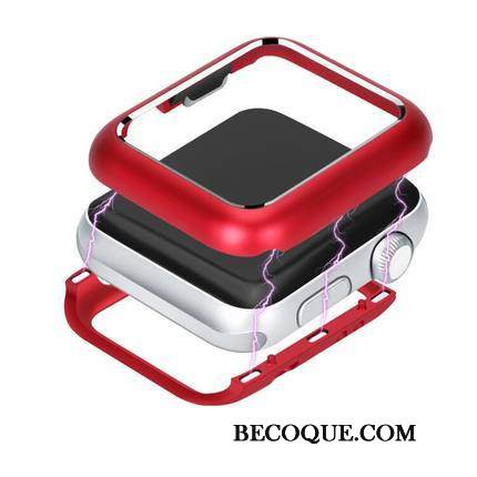 Kuori Apple Watch Series 3 Luova Murtumaton Magneettinen, Kotelo Apple Watch Series 3 Metalli Trendi Musta