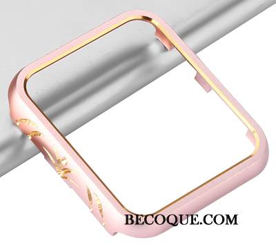 Kuori Apple Watch Series 3 Metalli Murtumaton Kuvio, Kotelo Apple Watch Series 3 Suojaus Kehys Kulta