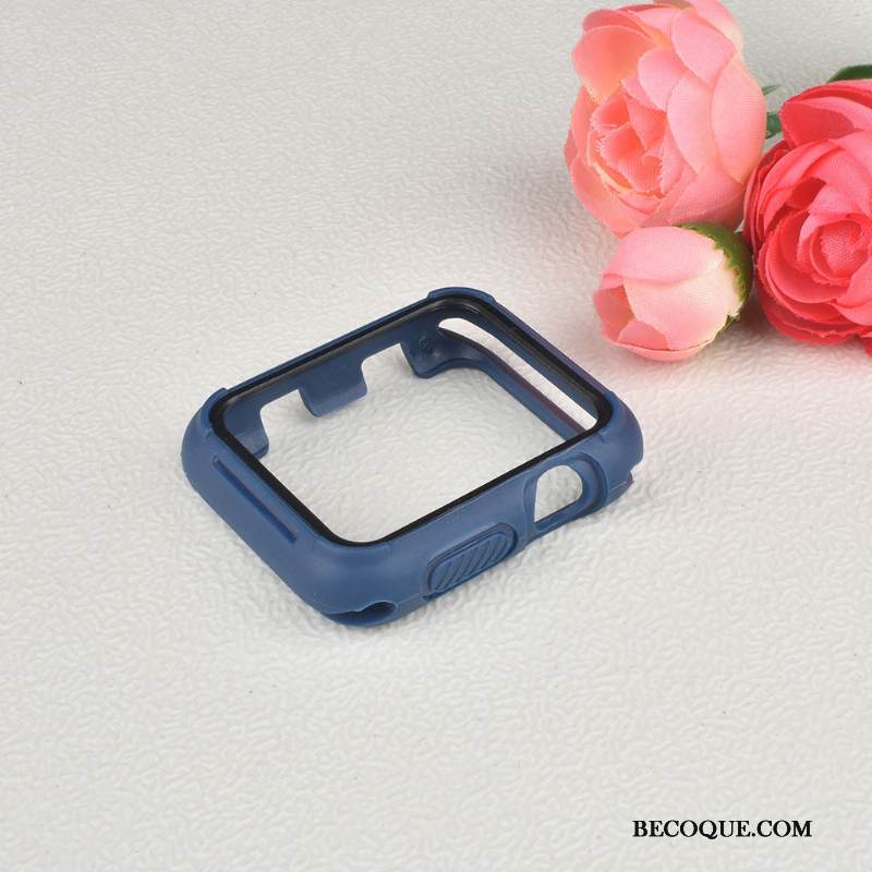 Kuori Apple Watch Series 3 Silikoni Lohikäärme Sininen, Kotelo Apple Watch Series 3 Suojaus Urheilu