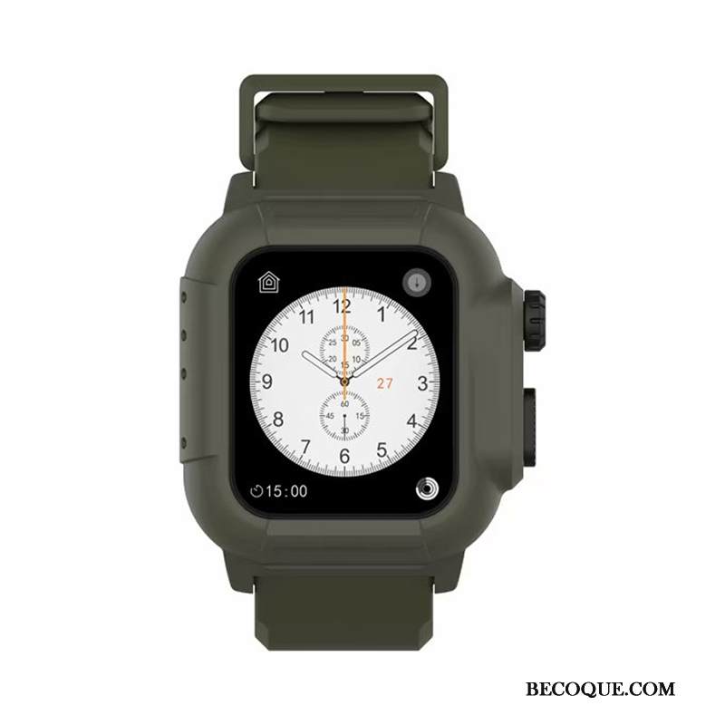 Kuori Apple Watch Series 3 Suojaus Running Suuntaus, Kotelo Apple Watch Series 3 Musta Läpäisemätön