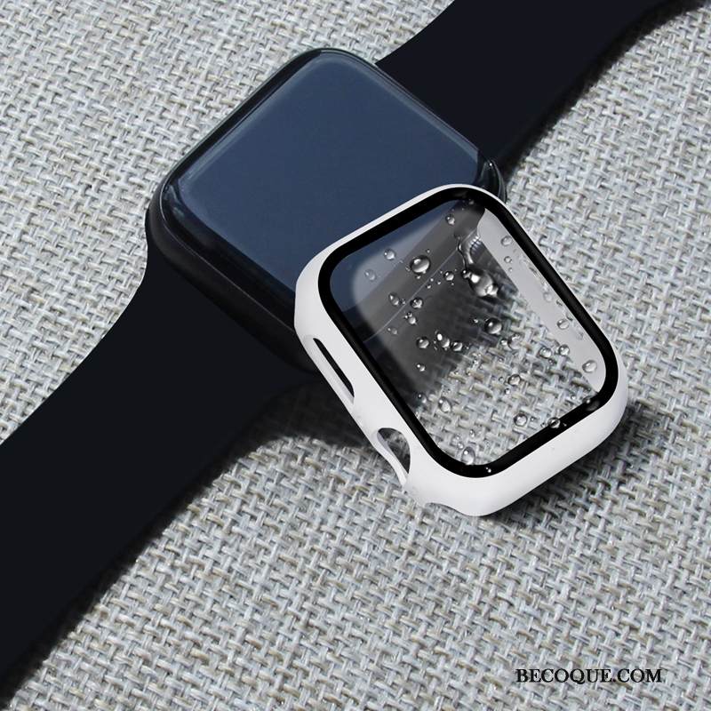 Kuori Apple Watch Series 4 Laukut Karkaisu Punainen, Kotelo Apple Watch Series 4 Suojaus Kehys Kalvo
