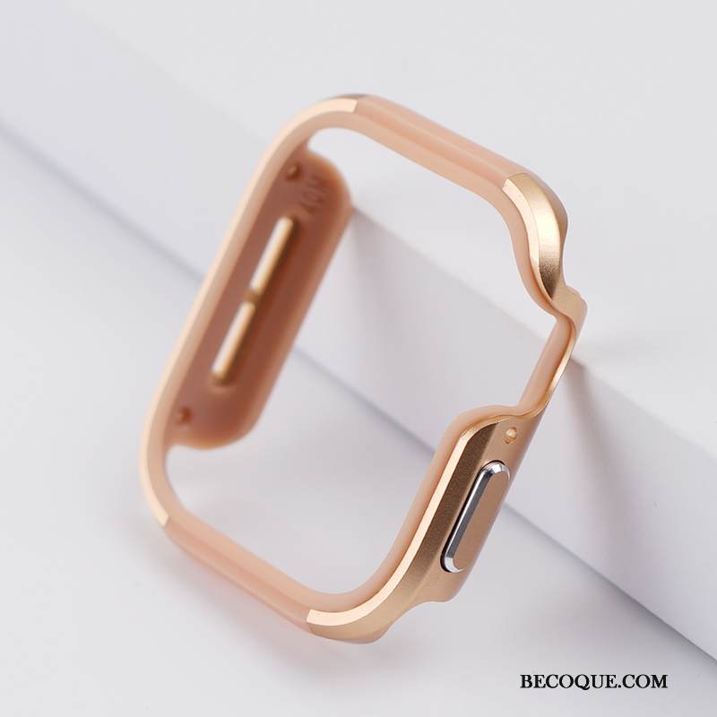 Kuori Apple Watch Series 4 Metalli Kulta Violetti, Kotelo Apple Watch Series 4 Suojaus