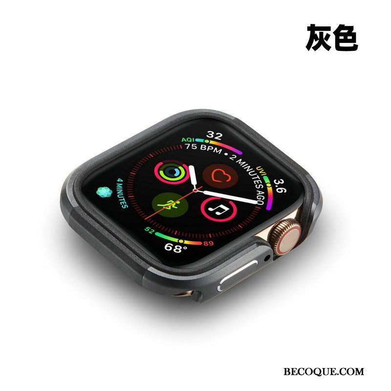 Kuori Apple Watch Series 5 Metalli Sininen Murtumaton, Kotelo Apple Watch Series 5 Suojaus Kehys
