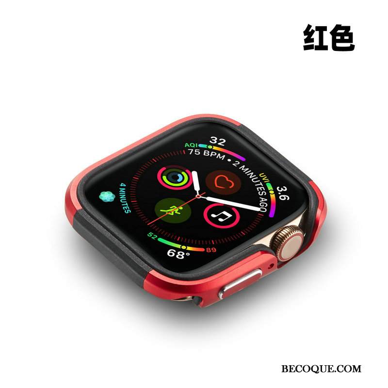 Kuori Apple Watch Series 5 Metalli Sininen Murtumaton, Kotelo Apple Watch Series 5 Suojaus Kehys