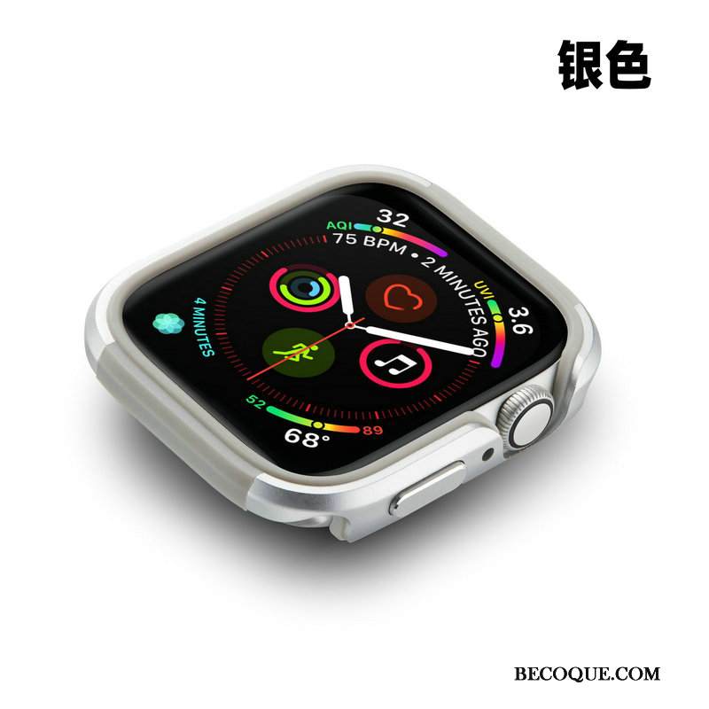 Kuori Apple Watch Series 5 Metalli Sininen Murtumaton, Kotelo Apple Watch Series 5 Suojaus Kehys