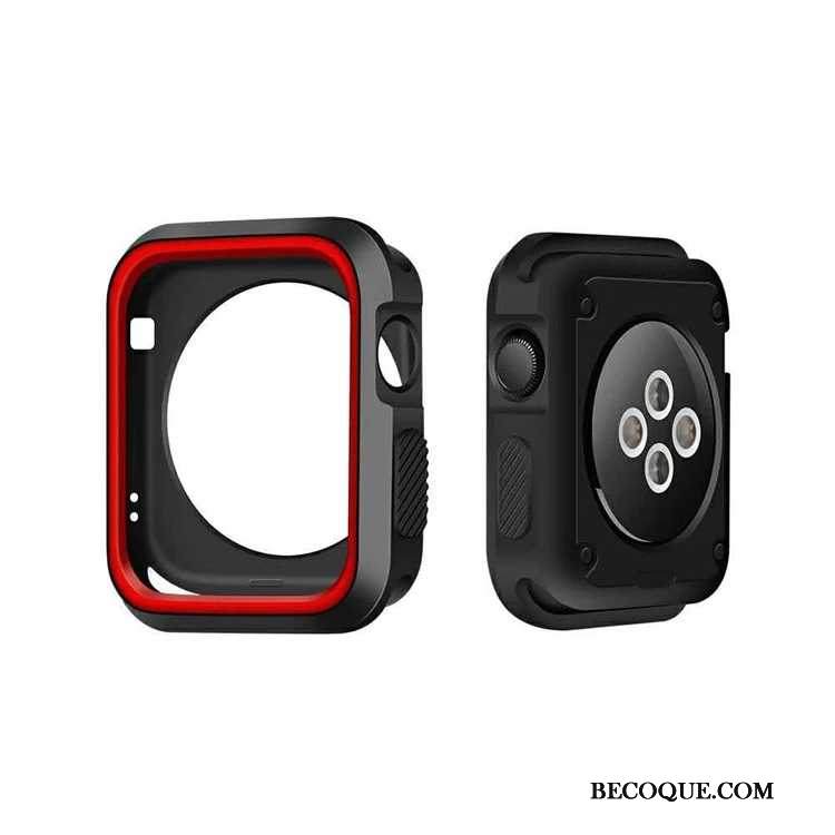 Kuori Apple Watch Series 5 Pehmeä Neste Musta, Kotelo Apple Watch Series 5