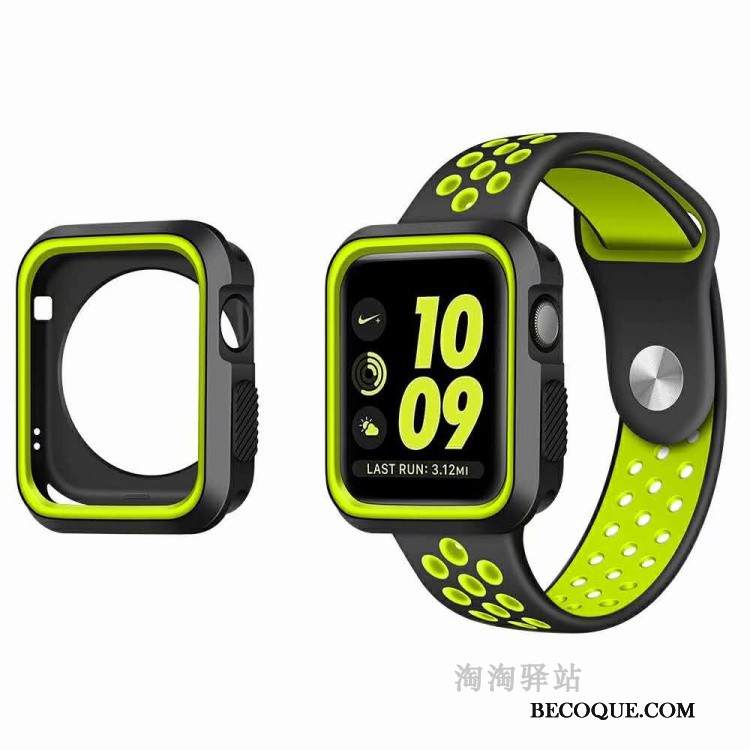 Kuori Apple Watch Series 5 Pehmeä Neste Punainen Urheilu, Kotelo Apple Watch Series 5 Suojaus Hengittävä Murtumaton
