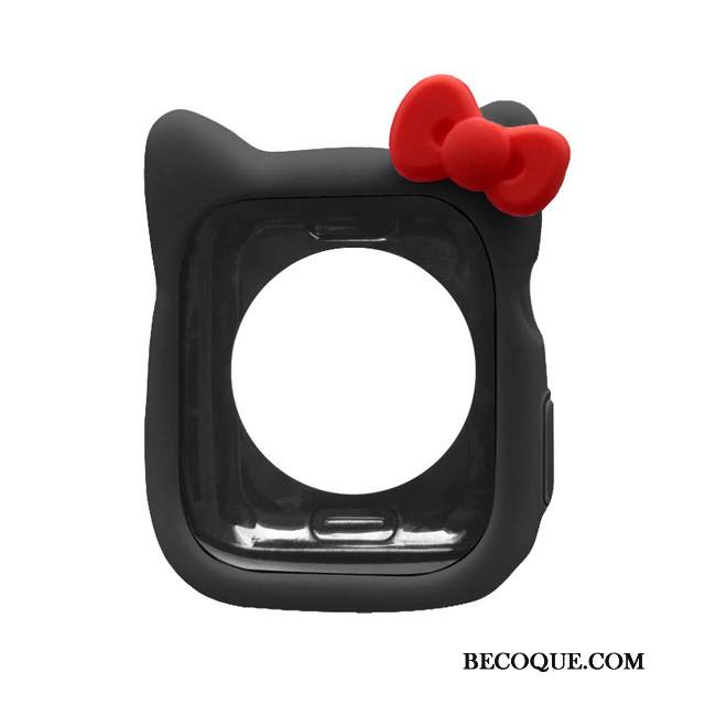 Kuori Apple Watch Series 5 Pehmeä Neste Super Söpö Perhonen, Kotelo Apple Watch Series 5 Sarjakuva Murtumaton Punainen